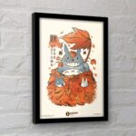 ILUSTRATA MY NEIGHBOUR AUTUMN COL PRINT