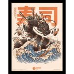 ILUSTRATA SUSHI DRAGON COLLECTOR PRINT FRAMED