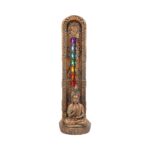 BUDDHA BRONZED ASCENDING CHAKRAS INCENSE BURNER