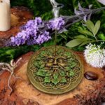 GREEN MAN TREE SPIRIT FOREST FRAGRANCE INCENSE BURNER