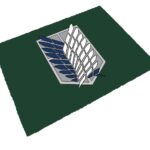ATTACK ON TITAN 60X40CM EMBLEM SCOUT DOORMAT