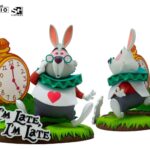 DISNEY ALICE IN WONDERLAND WHITE RABBIT SFC 1/10 PVC STATUE