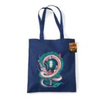 ILUSTRATA GIRL AND THE DRAGON TOTE BAG