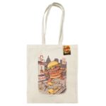 ILUSTRATA BURGERZILLA TOTE BAG