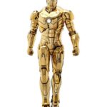 Iron Man Movie Masterpiece Diecast Action Figure 1/6 Iron Man Mark III (Gold Color Version) Hot Toys Exclusive 33 cm