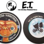 E.T. SET OF 2 CERAMIC COASTERS