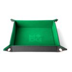 FanRoll Folding Dice Tray Velvet Green