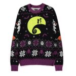 Nightmare Before Christmas Sweater Glow in the Dark (Christmas Jumper) Size XL