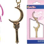 SAILOR MOON MOON STICK 3D METAL KEYCHAIN