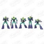GRENDIZER VEGAN SOLDIERS FIGURE SET (5)