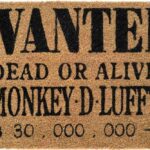 ONE PIECE WANTED LUFFY DOORMAT