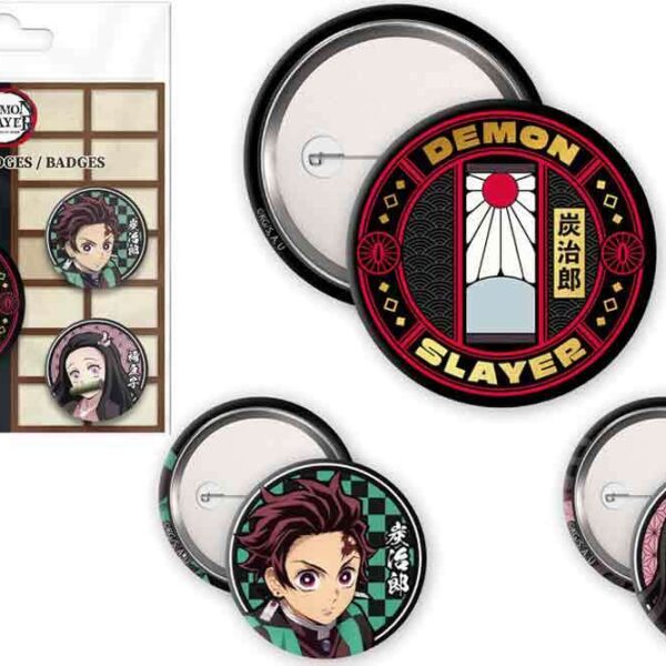 DEMON SLAYER BADGE PACK