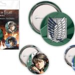 ATTACK ON TITAN EREN LEVI BADGE PACK