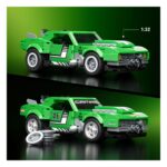 Mattel Brick Shop Hot Wheels Speed Series Building Set 1/32 Custom '68 Camaro - immagine 4