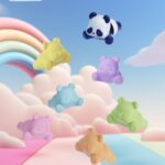Panda Roll Blind Box Figures Assortment Dopamine Pandas 3 cm (6)