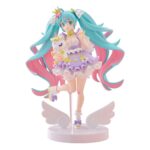 Hatsune Miku Tenitol PVC Statue Hatsune Miku Yumekawa Princess Lavender Ver. 21 cm