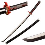 Demon Slayer - Katana di Tanjiro Kamado 105cm replica scala 1:1