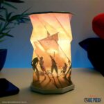 OP STRAW HAT CREW FOLDABLE USB LAMP