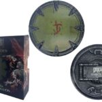 DOOM: THE DARK AGES SAW SHIELD MEDALLION AND ART CARD