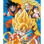 DRAGON BALL Z - 3 GOKU - Maxi Poster #167 - 61x91 cm su carta da 150gr Anime Manga
