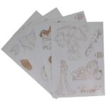 DISNEY PRINCIPESSE PRINCESS DECALS - 19 Adesivi Removibili in Vinile per PC/Smartphone