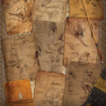 FANTASTIC BEASTS - ANIMALI FANTASTICI  - NOTEBOOK PAGES - MAXI POSTER #115 - 61x91 cm