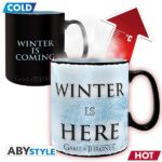 GAME OF THRONES - WINTER IS HERE - Tazza Magica Cambia Immagine Heat Change mug 460 ml (Trono di Spade)