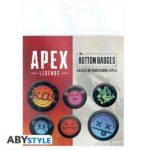 Apex Legends - set 6 spillette badge pack - Abystyle