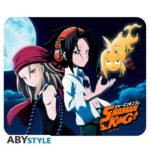 Mousepad - Shaman King Yoh e Anna tappetino per mouse sagomato 24x20 cm