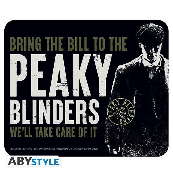 ABYA0512 -- 000 (24959) Mousepad - Peaky Blinders Shelby tappetino per mouse sagomato 24x20 cm - immagine 1