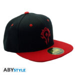 WORLD OF WARCRAFT - Snapback Cap - Black & Red - Horde  *