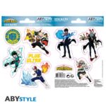 My Hero Academia Heroes and Villains - set stickers adesivi - Abystyle