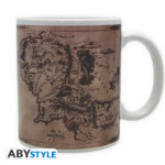 LORD OF THE RINGS - Mug - 320 ml - Map - subli - with box