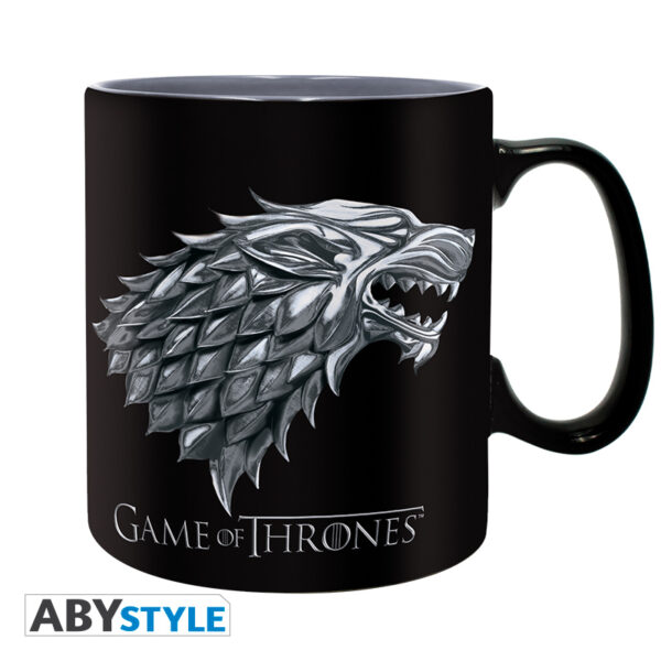 GAME OF THRONES - Mug - 460 ml - Stark/Winter is coming - with box