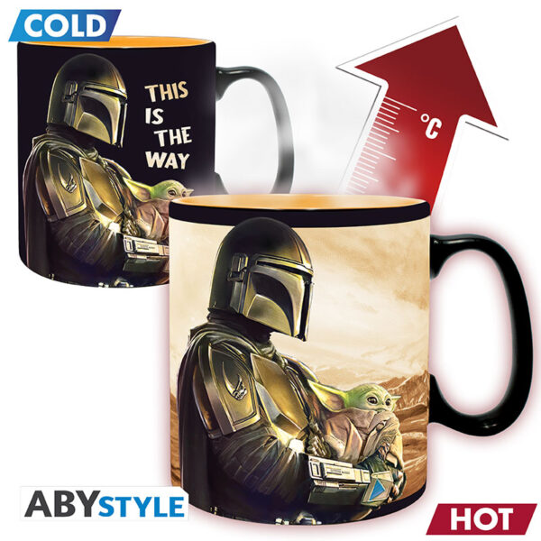 THE MANDALORIAN - Mug Heat Change - 460 ml-Mando-with box MUGA552