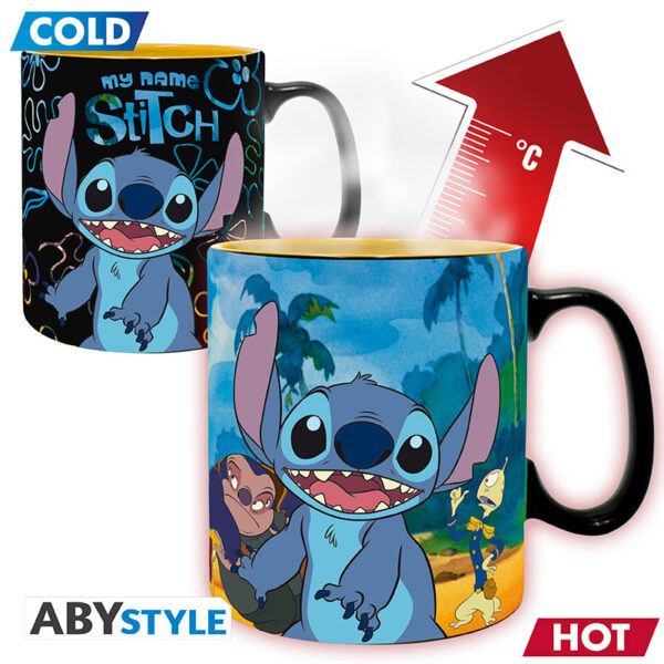 DISNEY - Mug Heat Change - 460 ml - Lilo & Stitch SEE MUGA664*