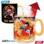 ONE PIECE - Mug Heat Change - 460 ml - Luffy & Sabo-card box