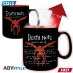 DEATH NOTE - Mug Heat Change - 460ml - L & Light - cardboard