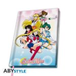 SAILOR MOON - WARRIORS - Quaderno a Righe 180pp Copertina Rigida Interno Illustrato e Segnalibro