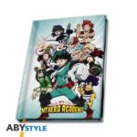 MY HERO ACADEMIA - Quaderno a Righe 180pp Copertina Rigida Interno Illustrato e Segnalibro