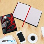 TOKYO GHOUL - KEN KANEKI Quaderno Premium a Righe 180pp Copertina Rigida Interno Illustrato e Segnalibro