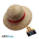 ONE PIECE - CAPPELLO DI PAGLIA LUFFY RUBBER Cosplay Taglia Unica Adulto AbyStyle
