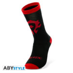 WORLD OF WARCRAFT - Socks - Black & Red - Horde *