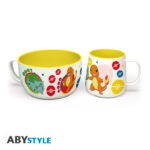 POKEMON - Breakfast Set Mug + Bowl - Pikachu & Kanto Starters 79