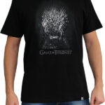 GAME OF THRONES - Tshirt "Iron throne" man SS black - New fit* Taglia: Double XL