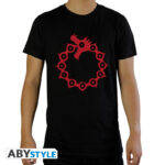 THE SEVEN DEADLY SINS - Tshirt "Emblems" man SS black- basic*
