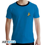 STAR TREK - Tshirt "Crew" man SS white - premium* Taglia: Double XL
