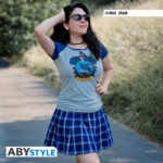 HARRY POTTER - Tshirt "Ravenclaw" woman SS grey & blue - premium* Taglia: Small