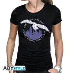 HARRY POTTER - Tshirt "Hedwig" woman SS black - basic* Taglia: Extra Small