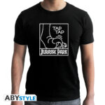 JURASSIC PARK - Tshirt "Tap Tap" man SS black - new fit* Taglia: Small